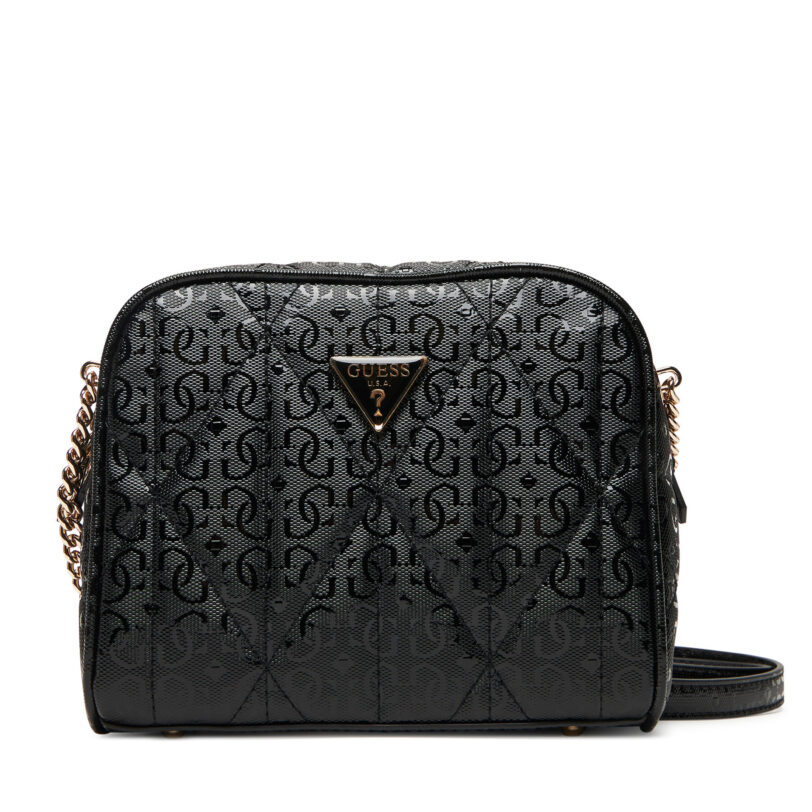 Дамска чанта Guess Aldina HWGG96 63140 Черен цвят на ниска цена