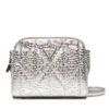 Дамска чанта Guess Aldina HWGY96 63140 Сребрист цвят на ниска цена