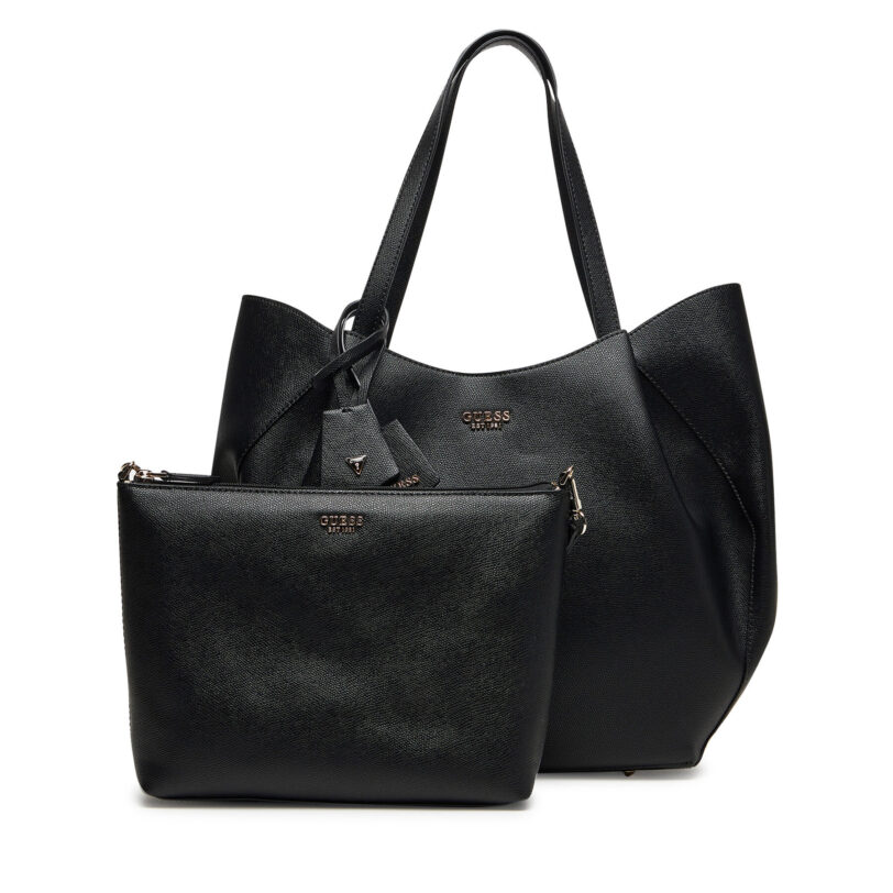 Дамска чанта Guess Amorette HWBG78 98240 Черен цвят на ниска цена