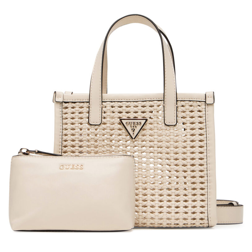 Дамска чанта Guess Brigitta Mini HWWZ72 06770 Екрю цвят на ниска цена