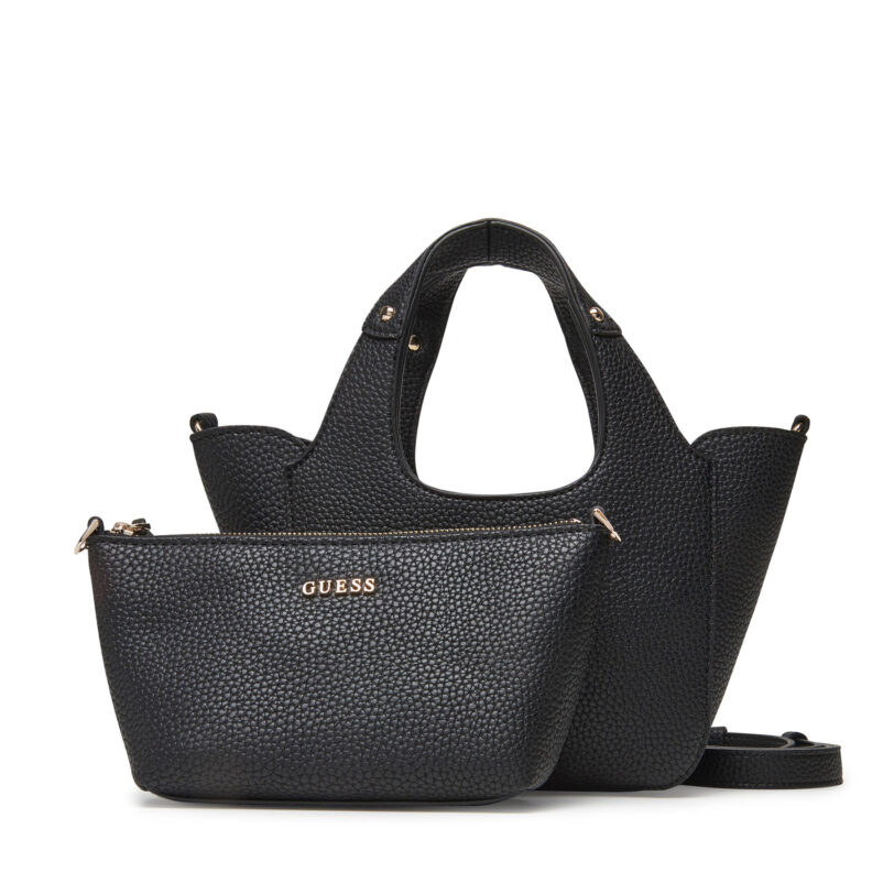 Дамска чанта Guess Calista Mini HWBG73 34750 Черен цвят на ниска цена