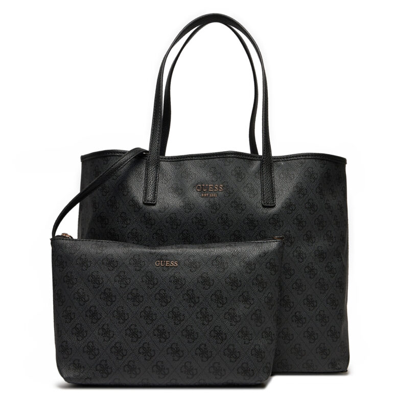 Дамска чанта Guess Eliette Logo HWSG93 18290 Черен цвят на ниска цена
