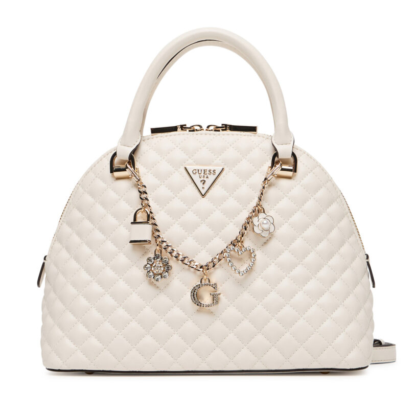 Дамска чанта Guess Everlee HWEG86 79050 Екрю цвят на ниска цена