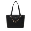 Дамска чанта Guess Everlee HWEG86 79250 Черен цвят на ниска цена