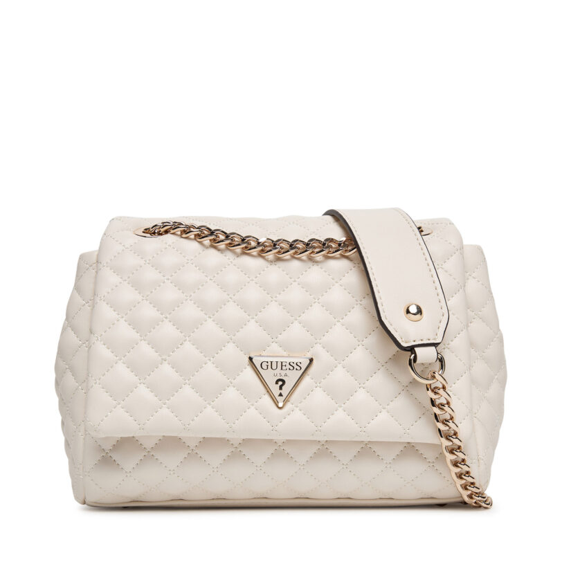 Дамска чанта Guess Everlee HWQG86 79210 Бял цвят на ниска цена