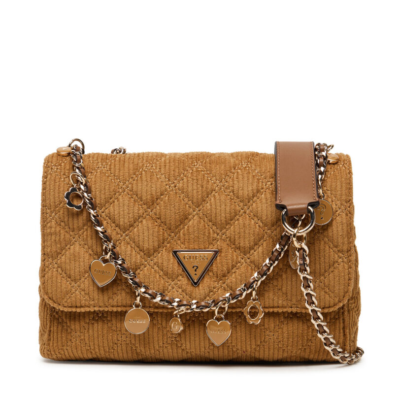 Дамска чанта Guess Giully II HWCG96 73200 Кафяв цвят на ниска цена