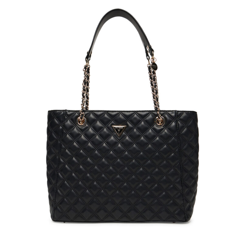 Дамска чанта Guess Giully II HWQG96 73240 Черен цвят на ниска цена