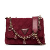 Дамска чанта Guess Giully II Mini HWCG96 73740 Бордо цвят на ниска цена
