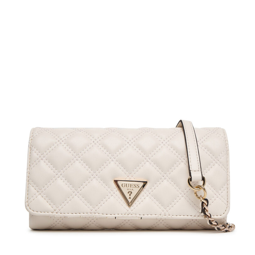 Дамска чанта Guess Giully II Mini HWQG96 73750 Екрю цвят на ниска цена