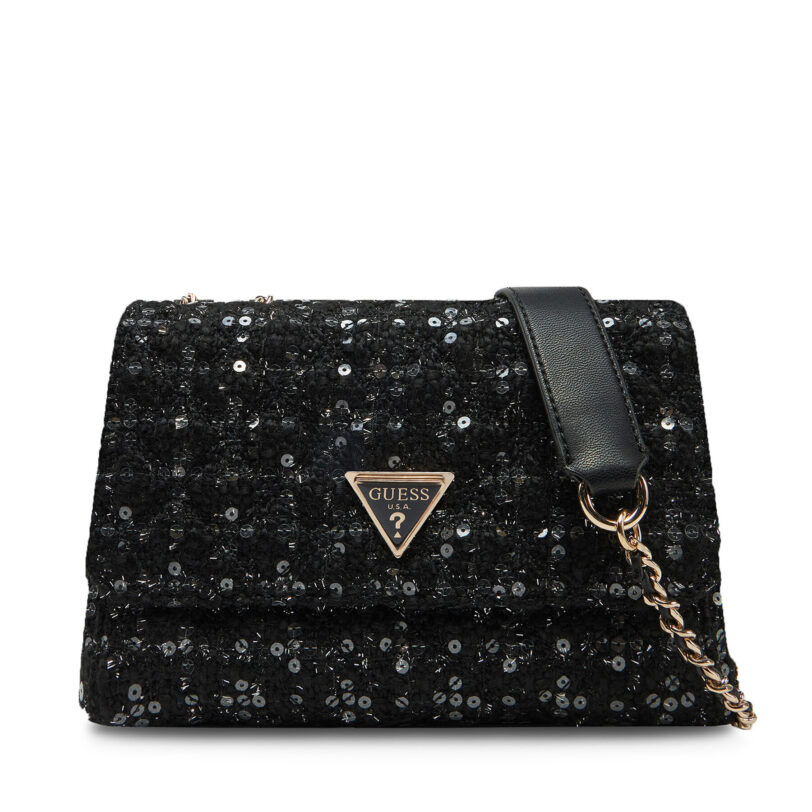 Дамска чанта Guess HWBB87 48200 Черен цвят на ниска цена