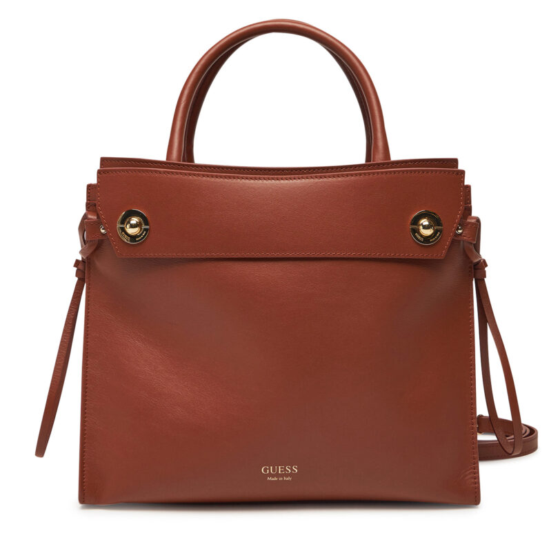 Дамска чанта Guess HWBIAA L5117 Кафяв цвят на ниска цена