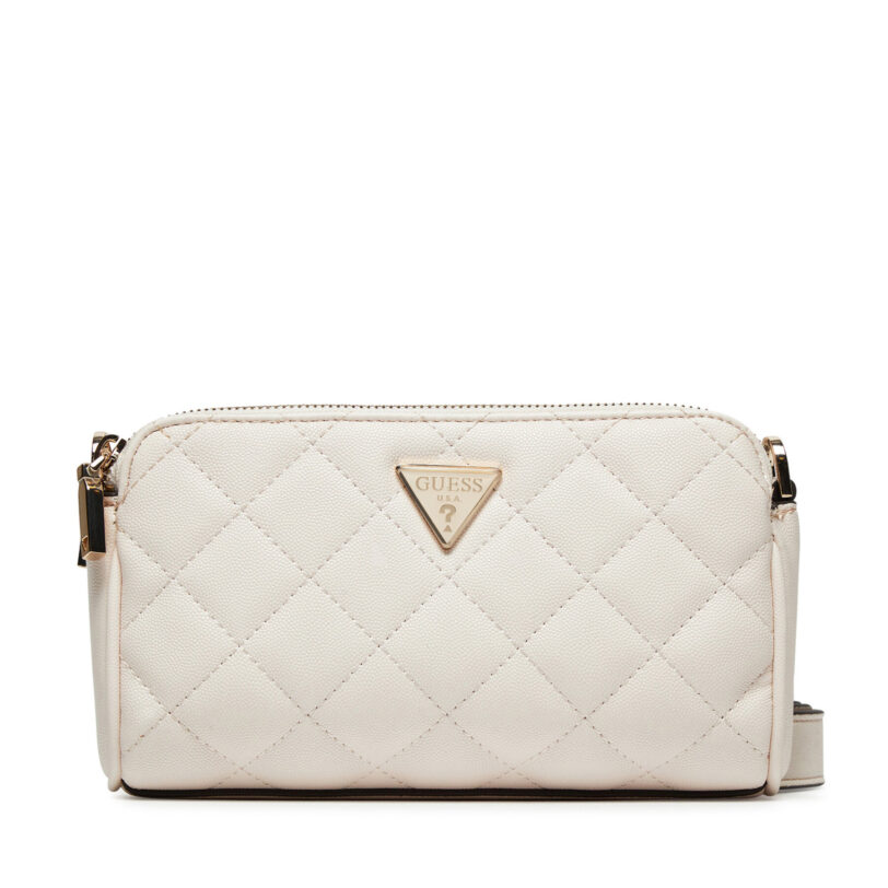 Дамска чанта Guess HWEQG9 50973 Екрю цвят на ниска цена