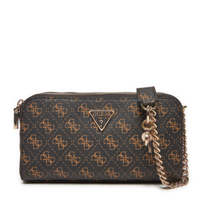 Дамска чанта Guess HWEQG9 51012 Кафяв цвят на ниска цена