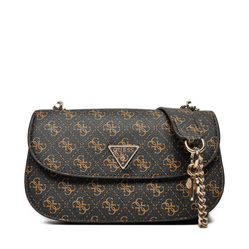 Дамска чанта Guess HWEQG9 51021 Кафяв цвят на ниска цена