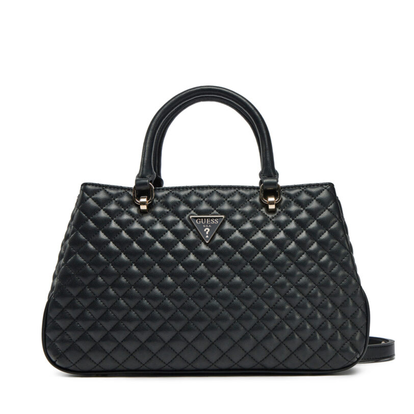 Дамска чанта Guess HWEQG9 54106 Черен цвят на ниска цена