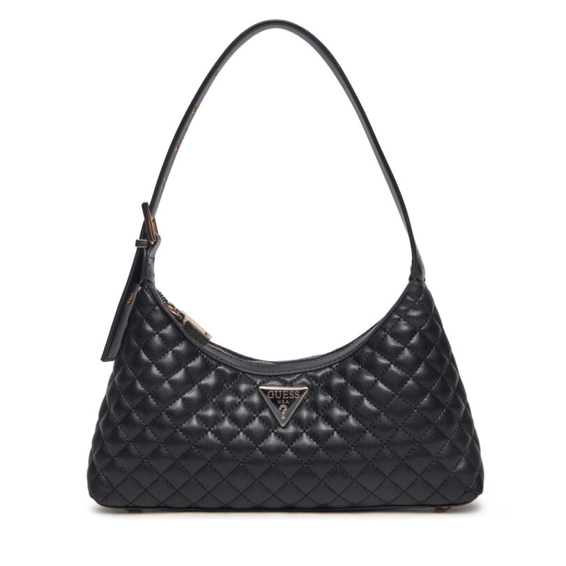 Дамска чанта Guess HWEQG9 54117 Черен цвят на ниска цена