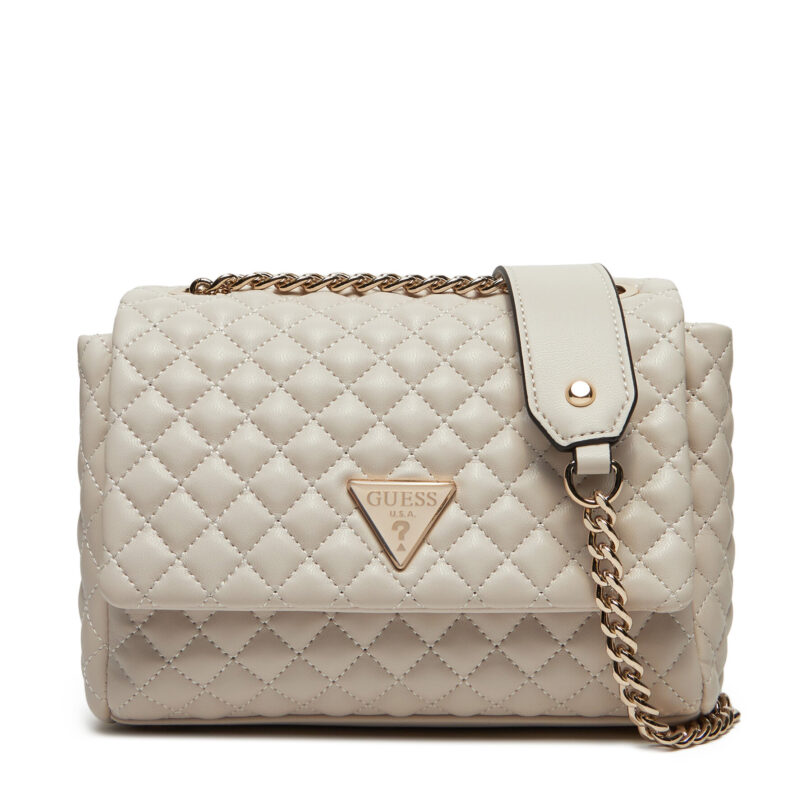 Дамска чанта Guess HWEQG9 54121 Екрю цвят на ниска цена