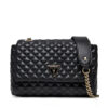 Дамска чанта Guess HWEQG9 54121 Черен цвят на ниска цена
