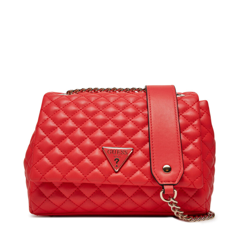 Дамска чанта Guess HWEQG954121 Червен цвят на ниска цена