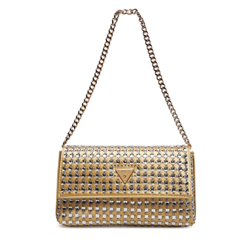 Дамска чанта Guess HWIG9350700 Златист цвят на ниска цена