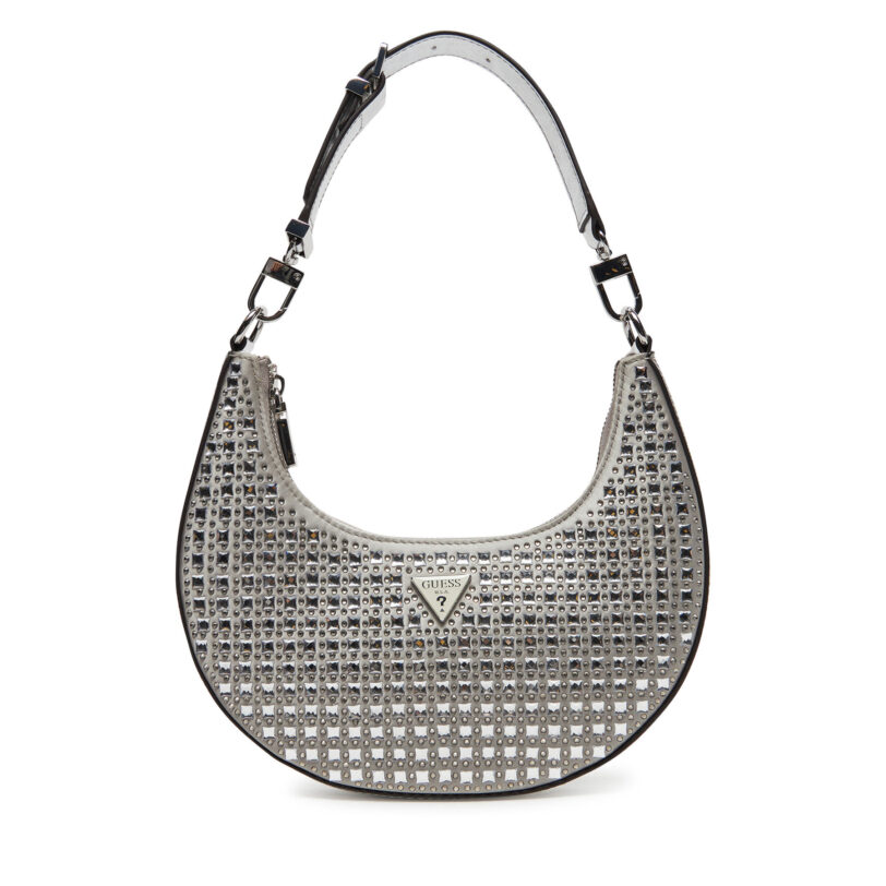 Дамска чанта Guess HWIY92 05010 Сребрист цвят на ниска цена