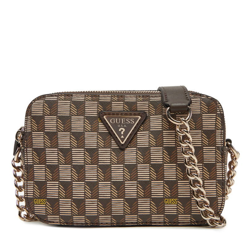 Дамска чанта Guess HWJT93 44140 Кафяв цвят на ниска цена