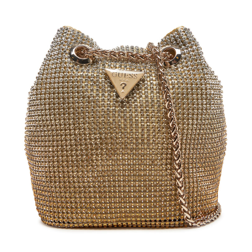 Дамска чанта Guess HWOR93 50750 Златист цвят на ниска цена