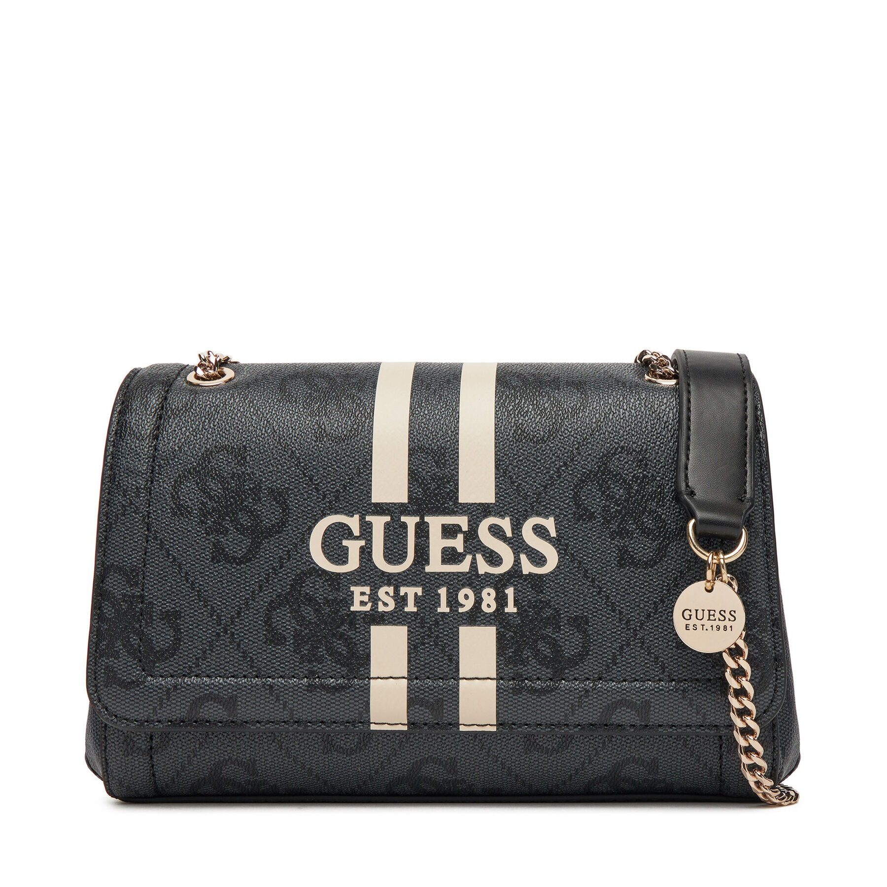 Дамска чанта Guess HWOS96 72210 Черен цвят на ниска цена