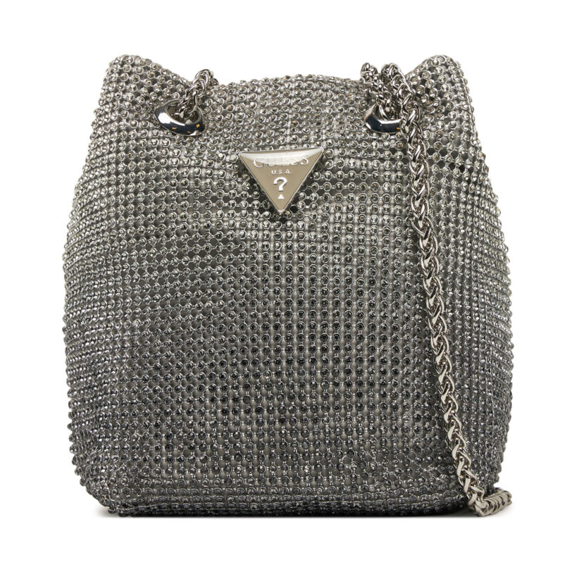 Дамска чанта Guess HWOY93 50750 Сребрист цвят на ниска цена
