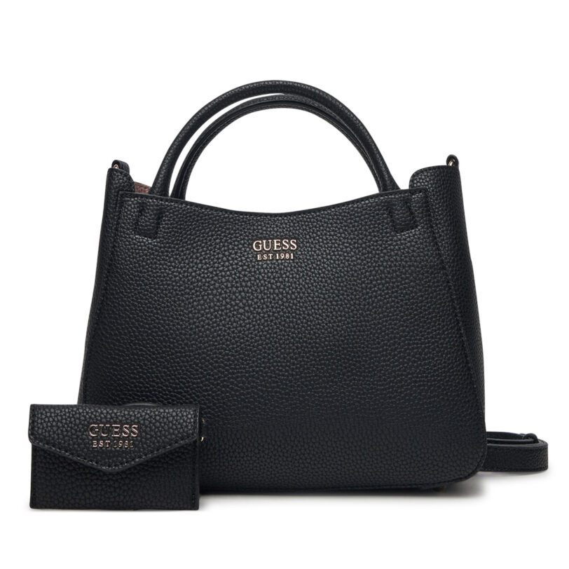 Дамска чанта Guess HWPG96 48050 Черен цвят на ниска цена