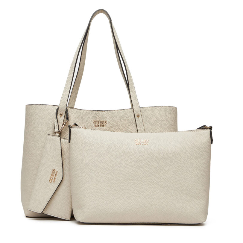 Дамска чанта Guess HWPG96 48230 Екрю цвят на ниска цена