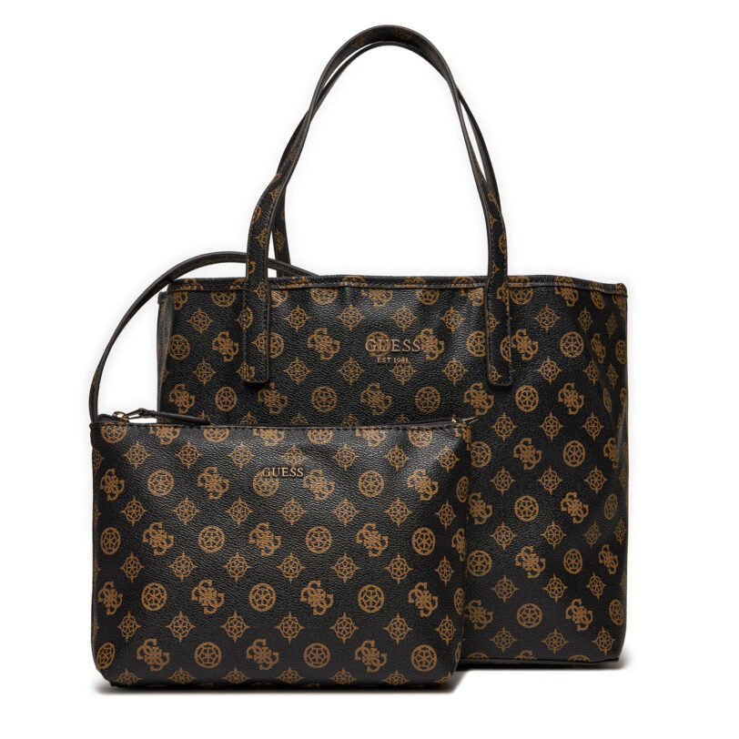 Дамска чанта Guess HWPQ93 18280 Кафяв цвят на ниска цена