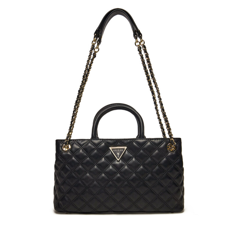 Дамска чанта Guess HWQG87 48090 Черен цвят на ниска цена