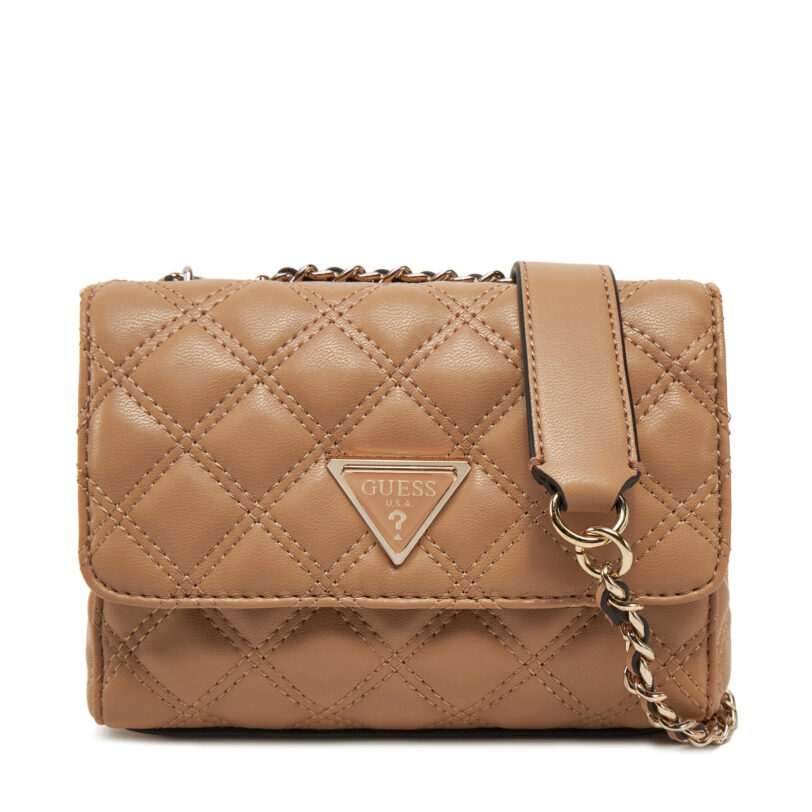 Дамска чанта Guess HWQG87 48740 Бежов цвят на ниска цена
