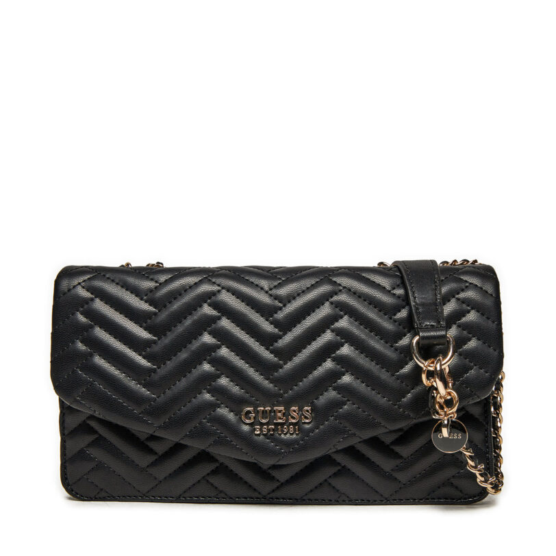 Дамска чанта Guess HWQG95 08210 Черен цвят на ниска цена