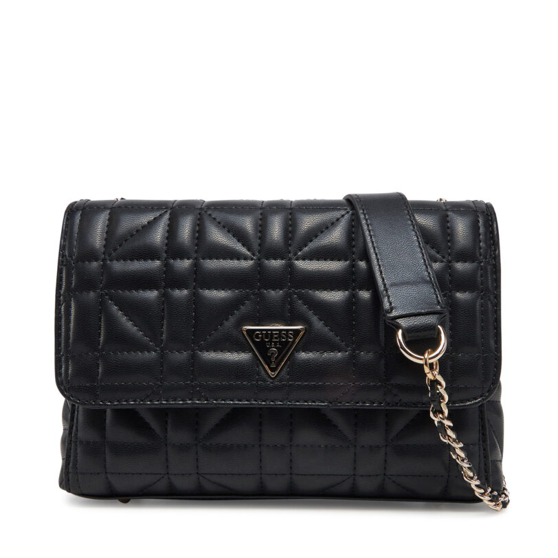 Дамска чанта Guess HWQG96 25210 Черен цвят на ниска цена