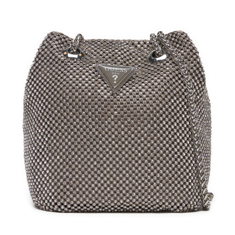 Дамска чанта Guess HWRY93 50750 Сребрист цвят на ниска цена