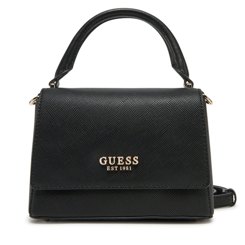 Дамска чанта Guess HWZG96 43200 Черен цвят на ниска цена
