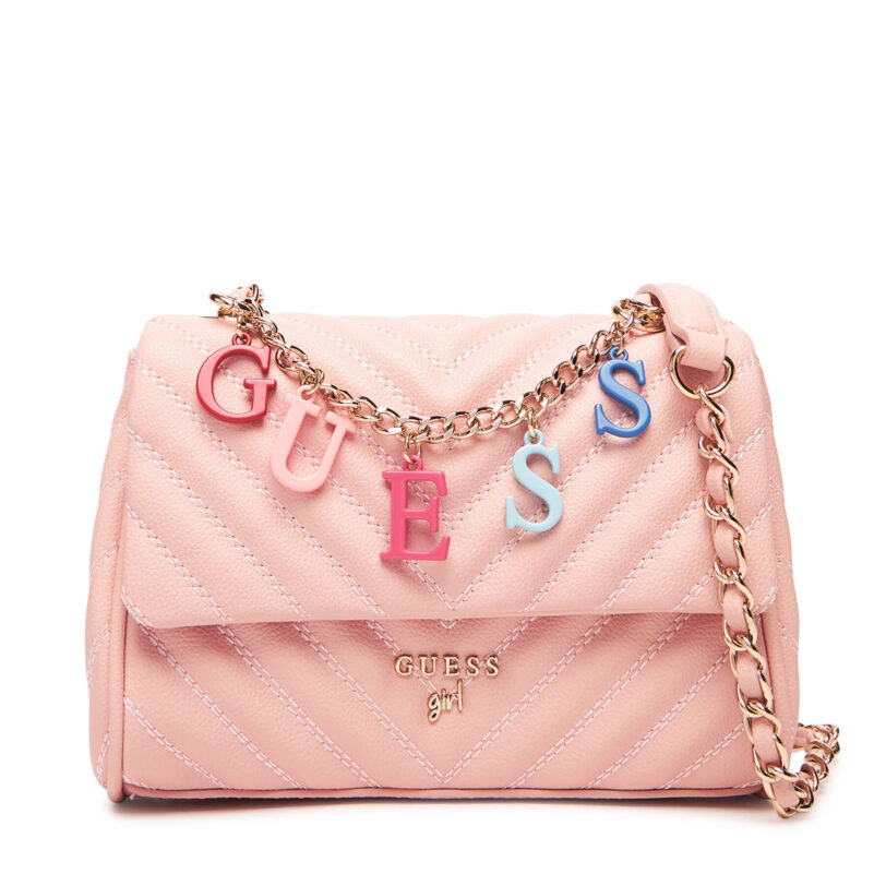 Дамска чанта Guess J4YZ45 WFZL0 Розов цвят на ниска цена