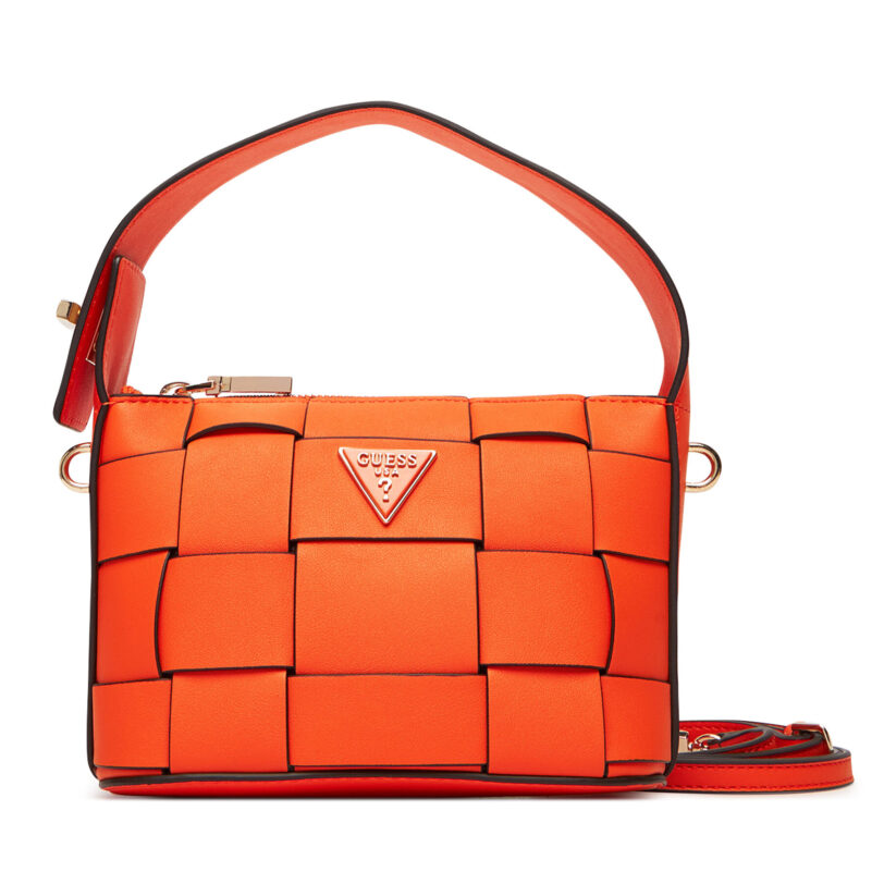 Дамска чанта Guess Maylee Mini HWWG96 61720 Оранжев цвят на ниска цена