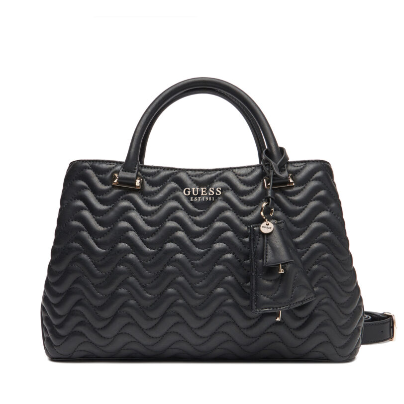 Дамска чанта Guess Melisandra HWQG96 53070 Черен цвят на ниска цена