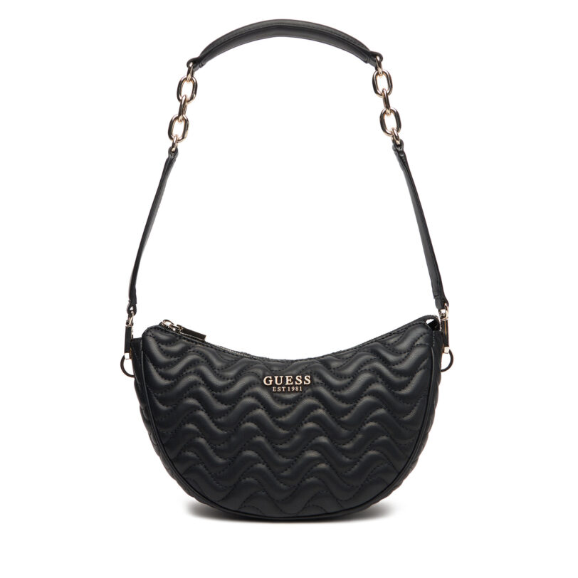Дамска чанта Guess Melisandra HWQG96 53180 Черен цвят на ниска цена
