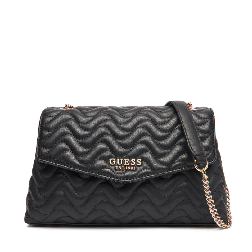Дамска чанта Guess Melisandra HWQG96 53210 Черен цвят на ниска цена