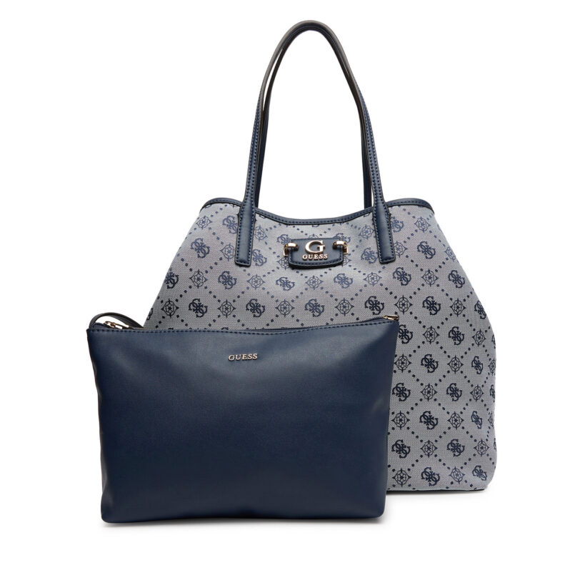 Дамска чанта Guess Neda HWJP96 54240 Тъмносин цвят на ниска цена