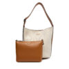 Дамска чанта Guess Nicolette HWAG96 62040 Бежов цвят на ниска цена