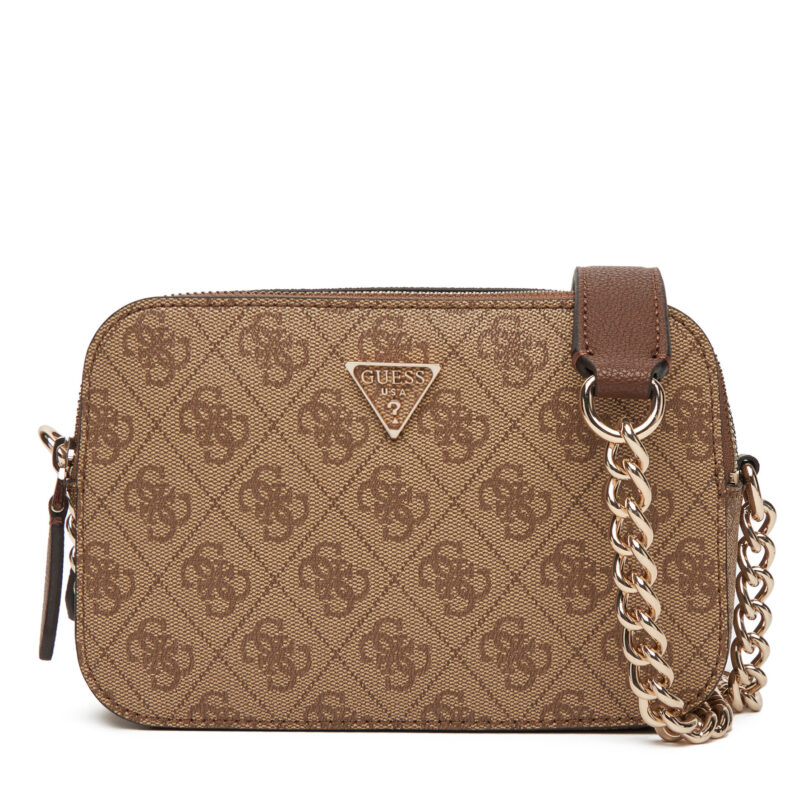 Дамска чанта Guess Noelle II HWBG96 72140 Кафяв цвят на ниска цена