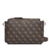 Дамска чанта Guess Noelle II HWQG96 72120 Кафяв цвят на ниска цена