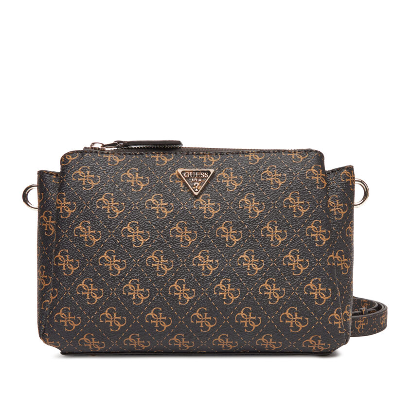 Дамска чанта Guess Noelle II HWQG96 72120 Кафяв цвят на ниска цена