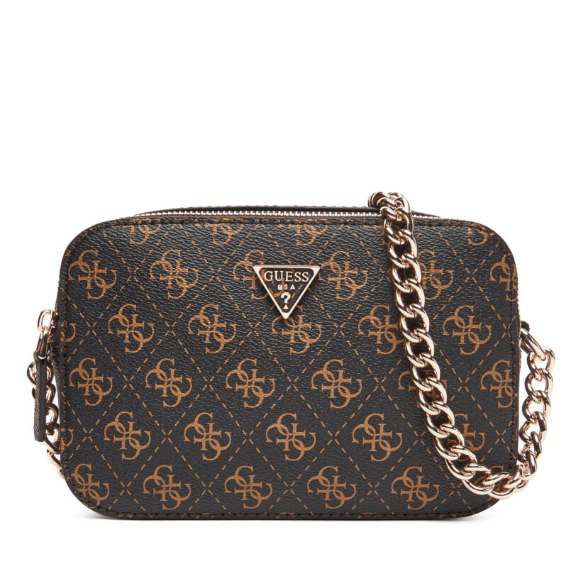 Дамска чанта Guess Noelle II HWQG96 72140 Кафяв цвят на ниска цена