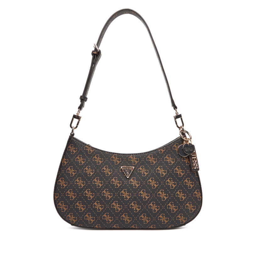 Дамска чанта Guess Noelle II HWQG96 72180 Кафяв цвят на ниска цена